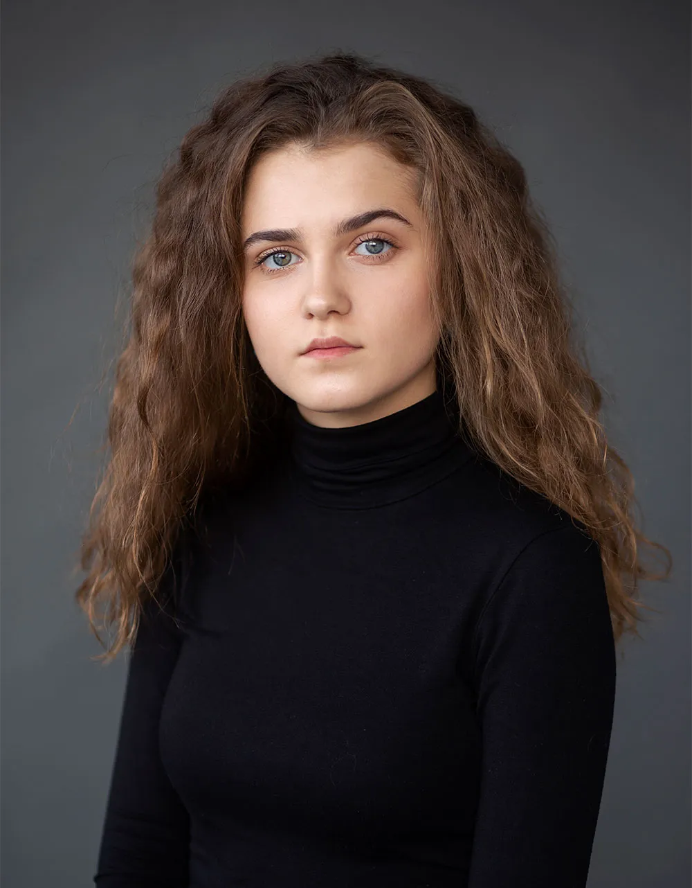 Close up portrait of Maya Bennett