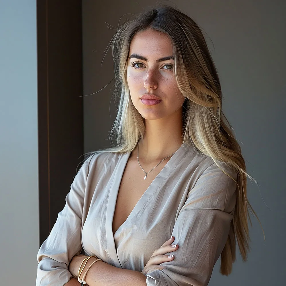 Close up portrait of Samantha Lee